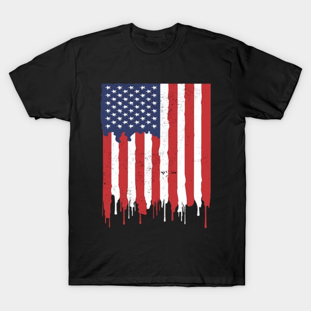 Memorial Day Flag USA T-Shirt by Tshirt114